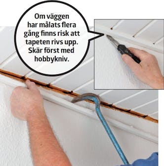 Slätt innertak: Bryt loss skugglisterna Slätt innertak: Bryt loss skugglisterna